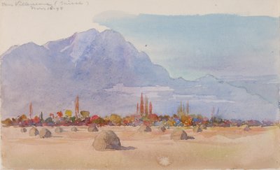 Poblíž Villeneuve, Švýcarsko, 1898. od George Elbert Burr