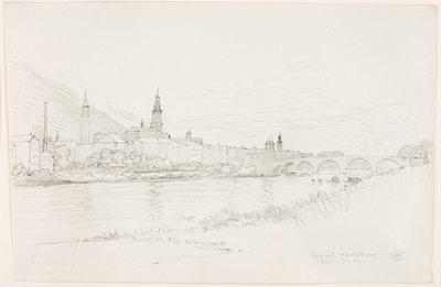 Západ slunce, Heidelberg od George Elbert Burr