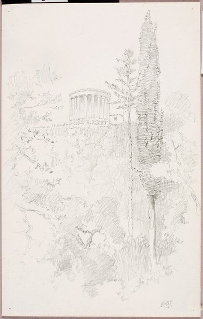 Chrám Sibyly, Tivoli od George Elbert Burr
