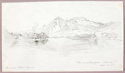 Drachenfels, Rýn od George Elbert Burr