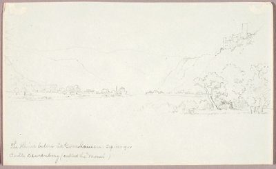 Rýn pod St. Goarshausen od George Elbert Burr