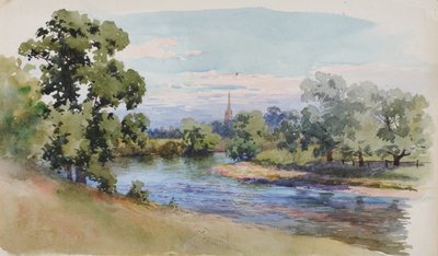 The Wye poblíž Ross, 1899. od George Elbert Burr