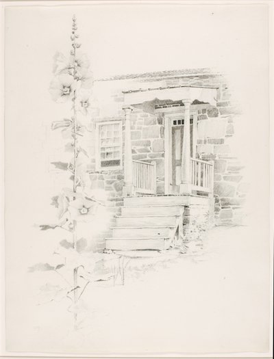 Bez názvu (Hollyhock) od George Elbert Burr