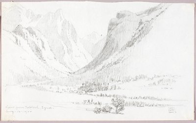 Pohled z Toblachu, Tyrolsko od George Elbert Burr