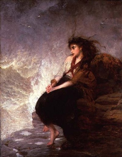 Sám - "Ach za dotek zmizelé ruky" od George Elgar Hicks