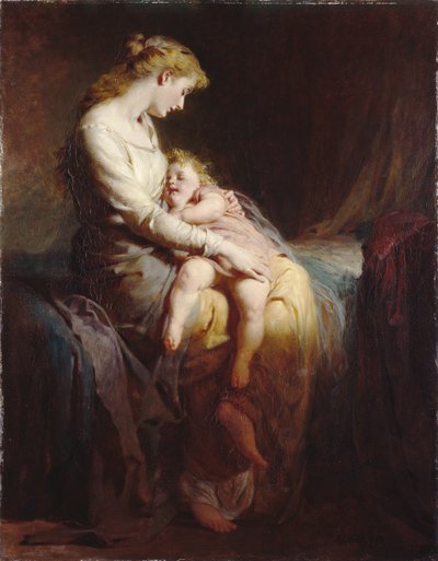 Matka a dítě od George Elgar Hicks