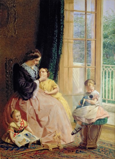 Paní Hicksová, Mary, Rosa a Elgar od George Elgar Hicks