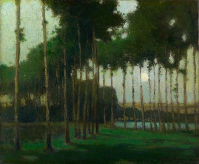 Měsíční krajina (olej na plátně) od George Elmer Browne