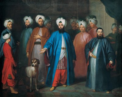 Mehmed Said Efendi a jeho družina od George Engelhardt Schröder