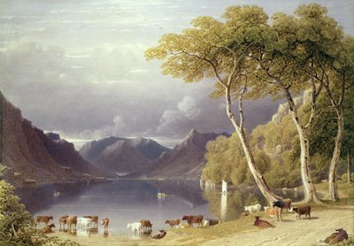 Vedoucí Ullswater v Lake District od George Fennel Robson