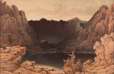 Loch Coruisk, ostrov Skye od George Fennel Robson
