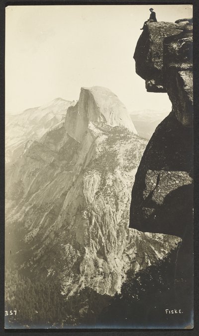 Glacier Point (3200 stop) a Half Dome (5000 stop) od George Fiske