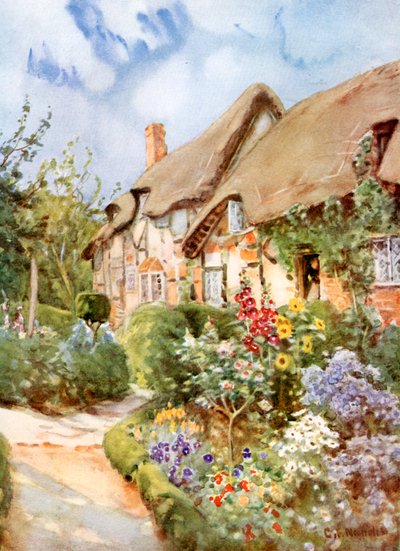 Anne Hathaways Cottage, Shottery, Warwickshire, 1924-1926. od George Franck Nicholls