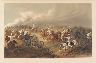 ?Koňské dělostřelectvo v akci?, 1857 circa od George Francklin Atkinson