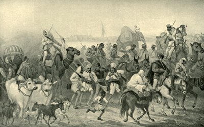 Native Auxiliaries spěchající do Dillí, 50. léta 19. století, 1901. od George Francklin Atkinson