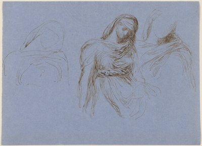 Studie smrti pro "Čas a smrt" od George Frederic Watts