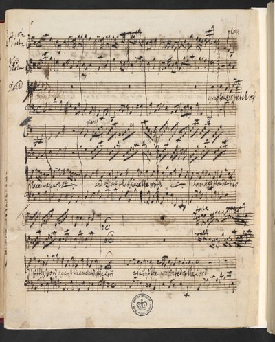R.M.20.g.3, f.99v od G.F. Händel: Saul (oratorium Charlese Jennense) od George Frederick Handel