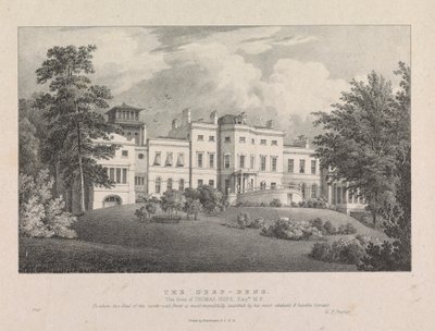 Deep-Dene. Sídlo Thomase Hopea, Esq. od George Frederick Prosser