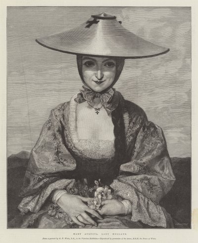 Mary Augusta, lady Hollandová od George Frederick Watts
