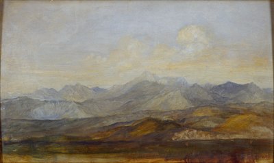 Pohoří Carrara z Pisy, 1845-1846 od George Frederick Watts