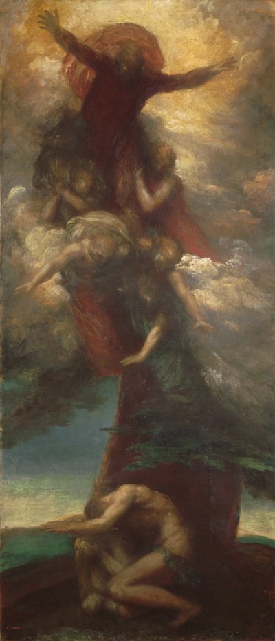 Denunciation of Adam and Eva, c.1873-98 od George Frederick Watts