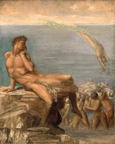Génius řecké poezie, 1878 od George Frederick Watts