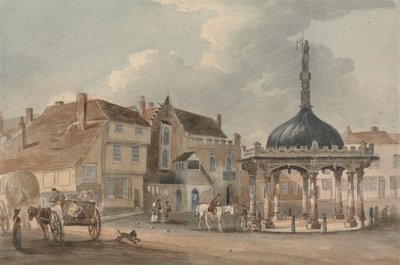 Corn Hill a Moot Hall, Ipswich od George Frost