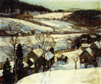 Zimní soumrak od George Gardner Symons