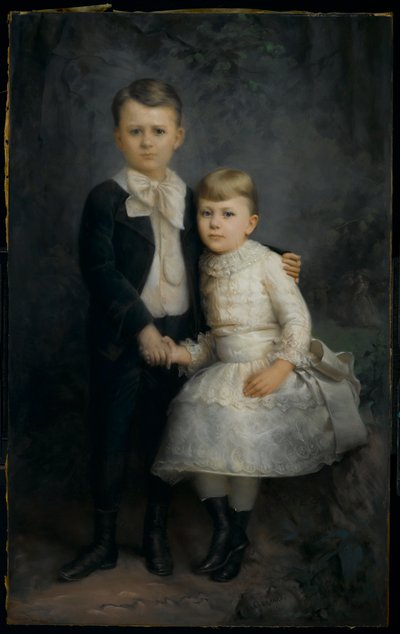 Portrét dvou dětí, 1891 od George Gerhard