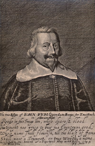 John Pym, anglický parlamentní politik, c1644 1894 od George Glover