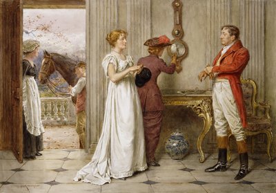 Jižní vítr a zatažená obloha, od George Goodwin Kilburne