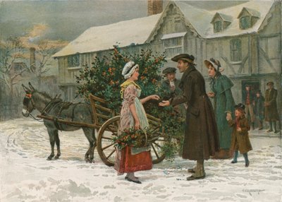 Vozík Holly Cart od George Goodwin Kilburne
