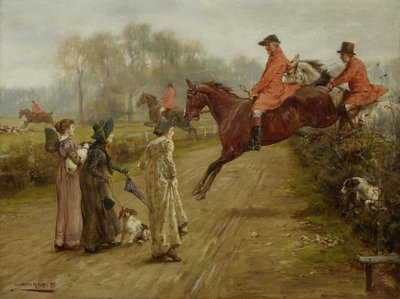 Sledování lovu, 1895 od George Goodwin Kilburne