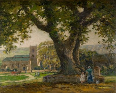 Wensley Village, Yorkshire od George Graham