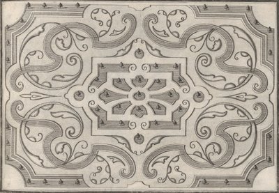 Gartten květinové záhony, 1697-1705. od George Hätzl