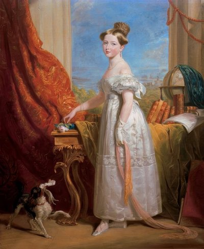 Portrét princezny Viktorie od George Hayter