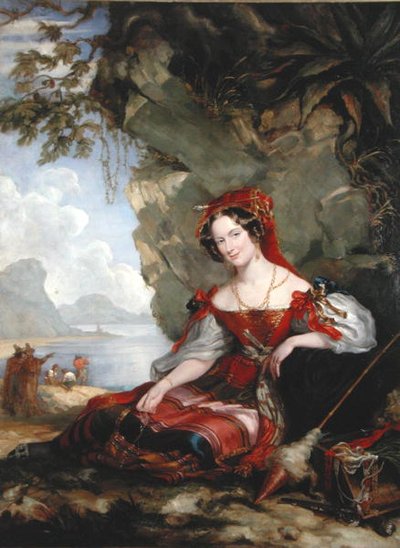 Lady Montague jako Cikánka (olej na plátně) od George Hayter