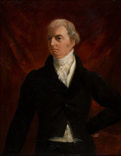 Portrét Roberta Jenkinsona, 2. hraběte z Liverpoolu (1770-1828), kolem 1812-28 (olej na panelu) od George Hayter