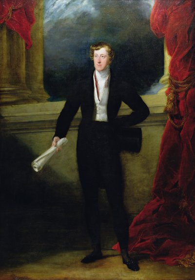 Portrét Williama Spencera Cavendishe, 6. vévody z Devonshire, kolem 1822-86 (olej na plátně) od George Hayter