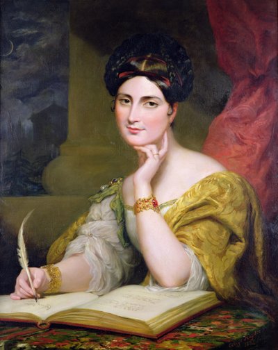 Portrét Hon. paní Caroline Nortonová od George Hayter