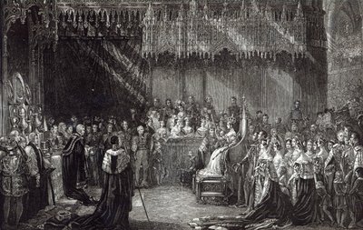 Korunovace královny od George Hayter
