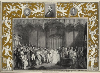 Sňatek královny Viktorie a prince Alberta Saxe-Coburg a Gotha v St James