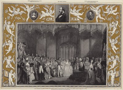 Sňatek královny Viktorie a prince Alberta Saxe-Coburg a Gotha v St James