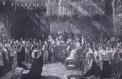 Korunovace královny Viktorie AD 1838 od George Hayter