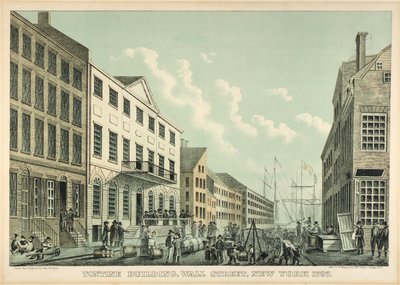 Tontine Building, Wall Street, N.Y., 1797 od George Hayward