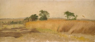 Studie kukuřičného pole, polovina 19. století od George Heming Mason