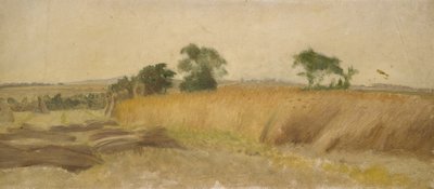 Studie kukuřičného pole od George Hemming Mason