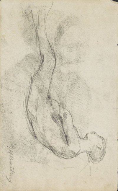 Ležet nahý od George Hendrik Breitner (signed by artist)