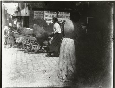 Činnost v Houkopersdwarsstraat a Jodenbreestraat v Amsterdamu od George Hendrik Breitner