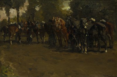 Kavalérie v Repose od George Hendrik Breitner